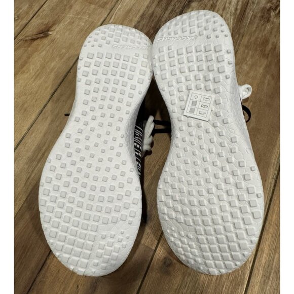 Sketchers Women's 8.5 Air Cooled Memory Foam Black Gray Comfort NEW - Picture 7 of 9